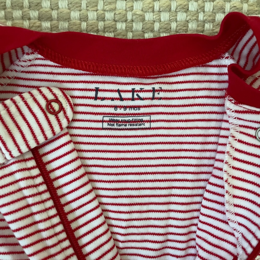 LAKE pajamas, 6-9 months, NEW without tags